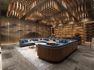 600平工裝茶室之簡中風(一) 工裝